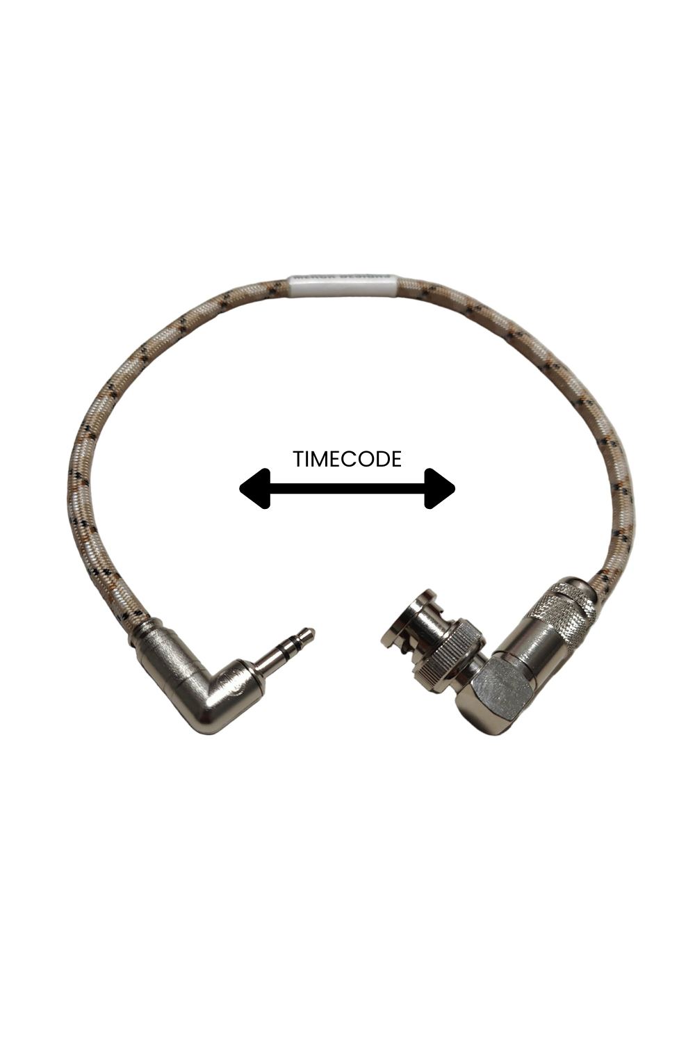 Cable: 3.5mm M (Ángulo) < - > BNC M (Ángulo) (Timecode)