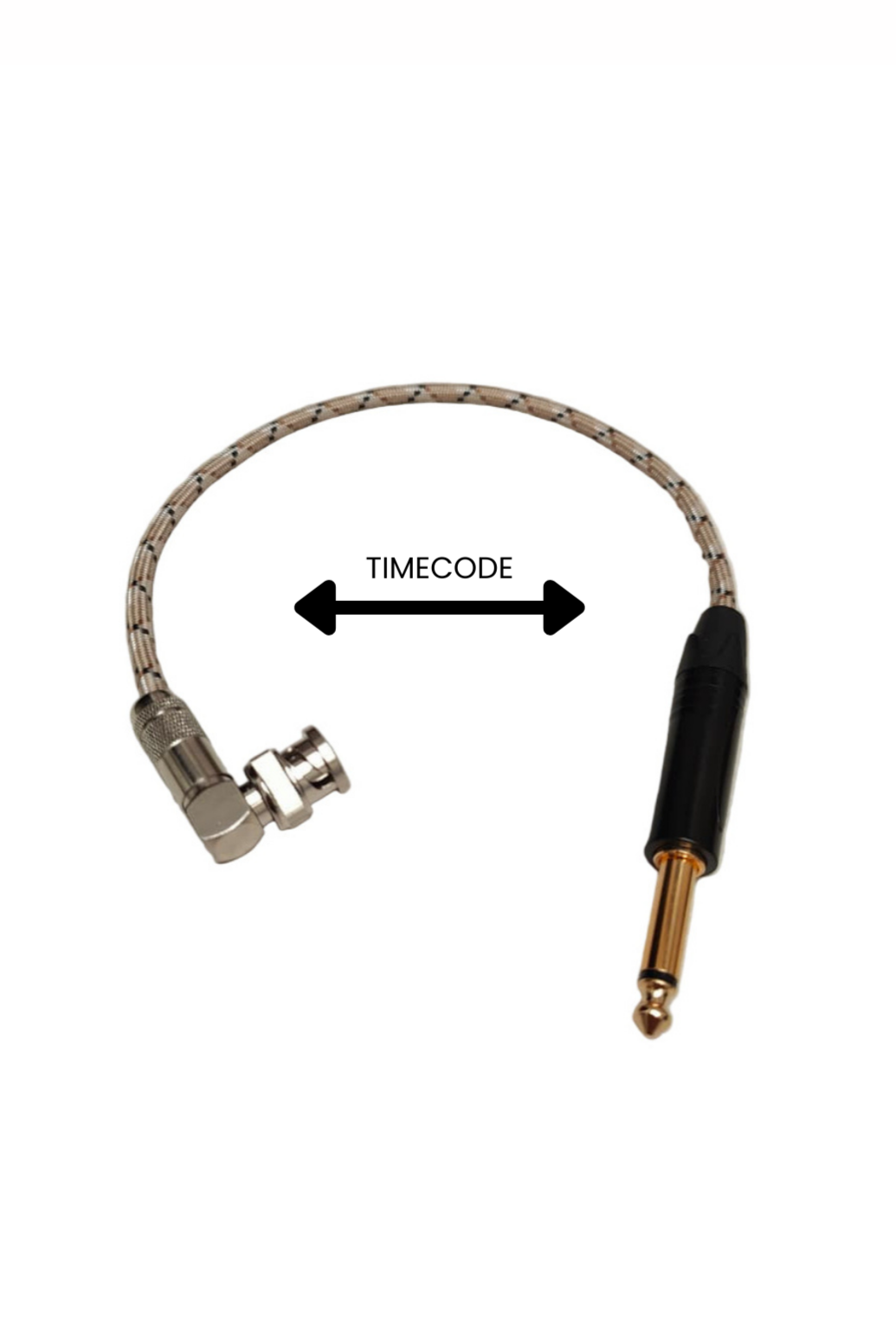Cable: BNC (M) (Ángulo) < - > Plug 1/4'' TS (M) (TC)