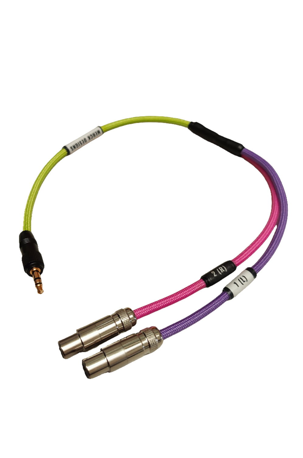 Cable: (2) TA3 (H) -> 3.5mm (M)