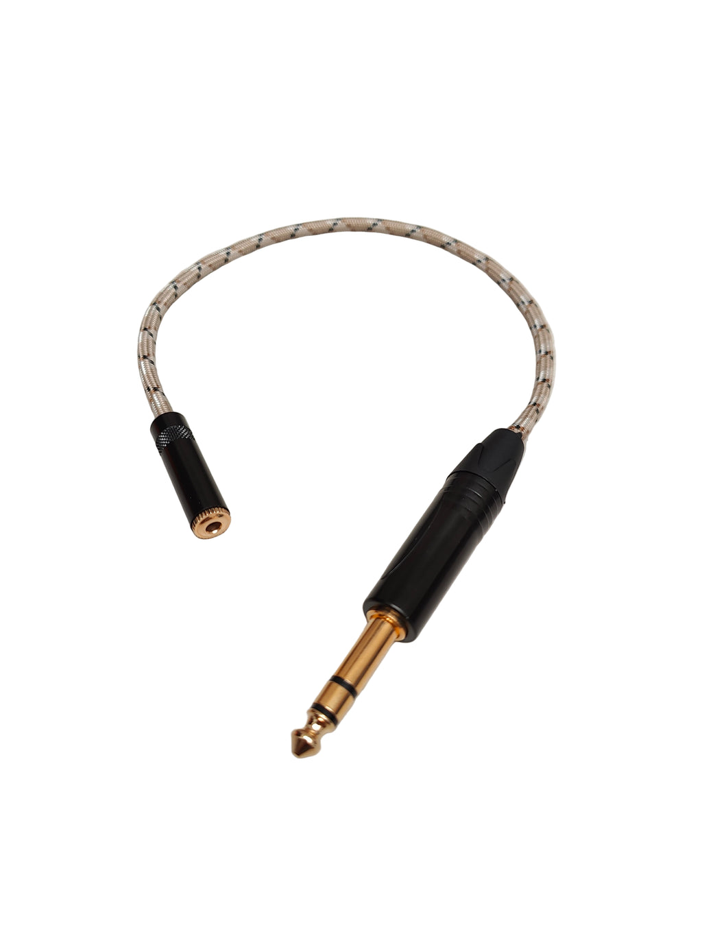 Cable: 3.5mm (H) < - > Plug 1/4'' TRS (M)