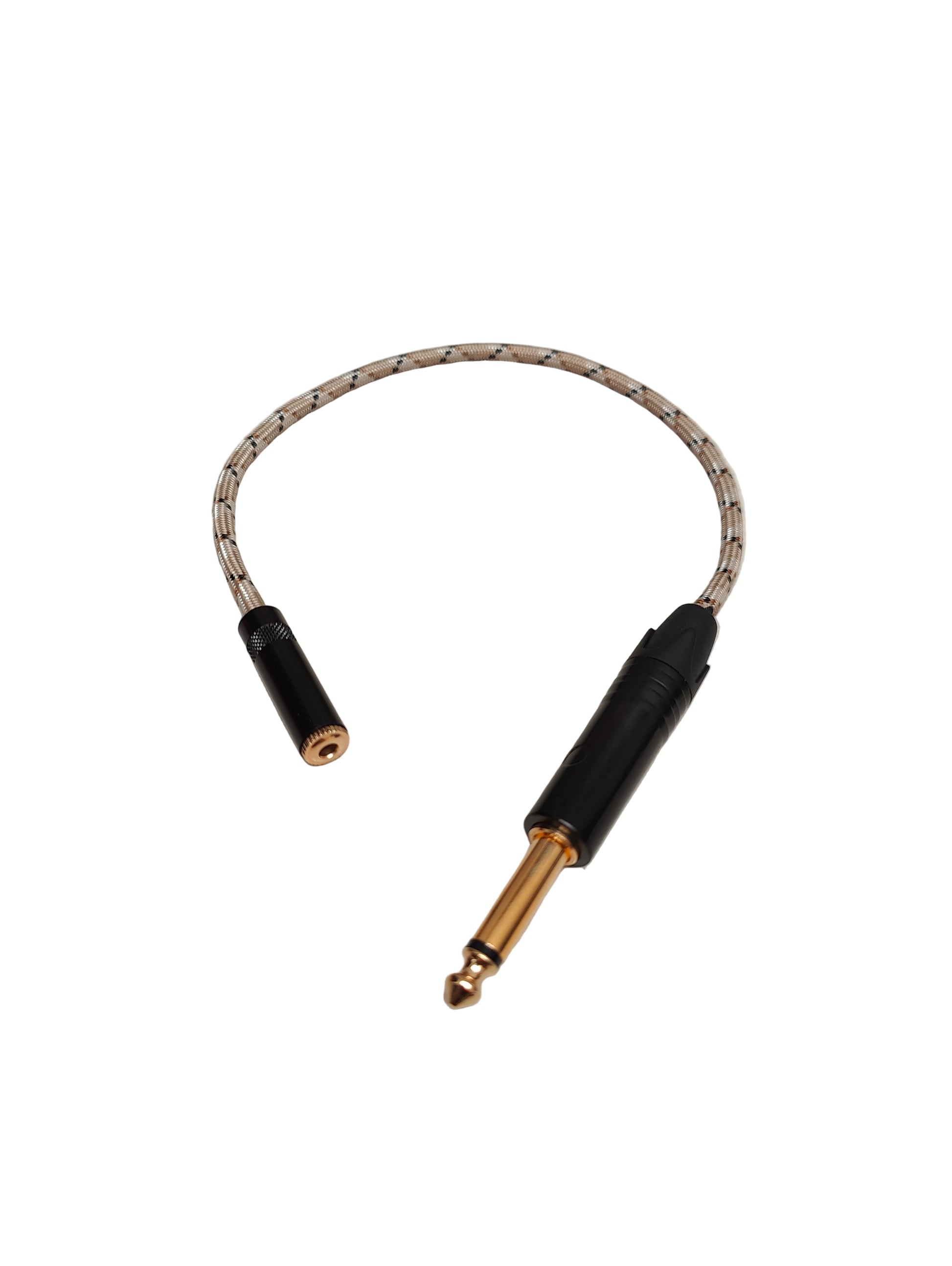 Cable: 3.5mm (H) < - > Plug 1/4'' TS (M)