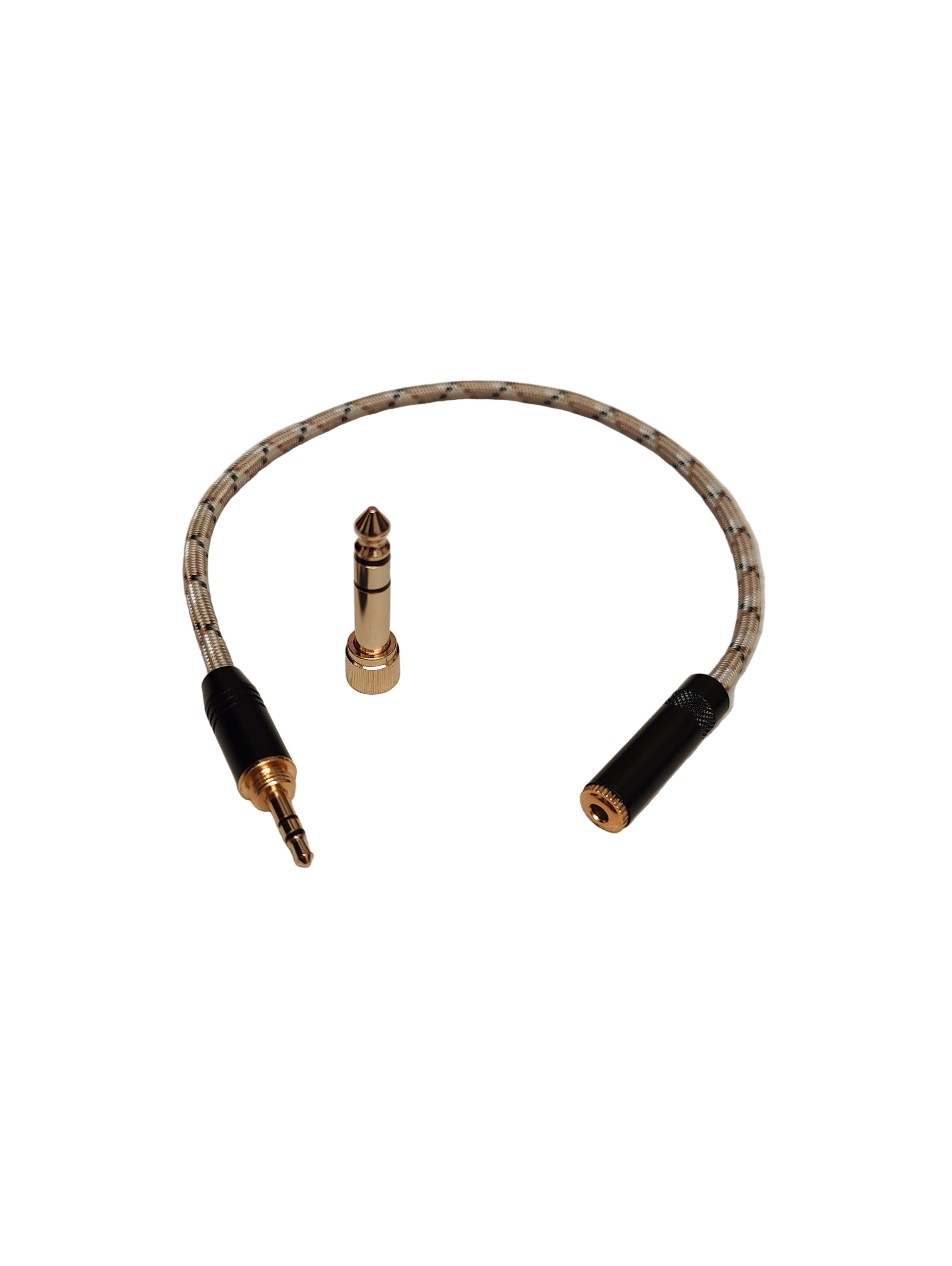 Cable: 3.5mm (M) (Con Adaptador) < - > 3.5mm (H)