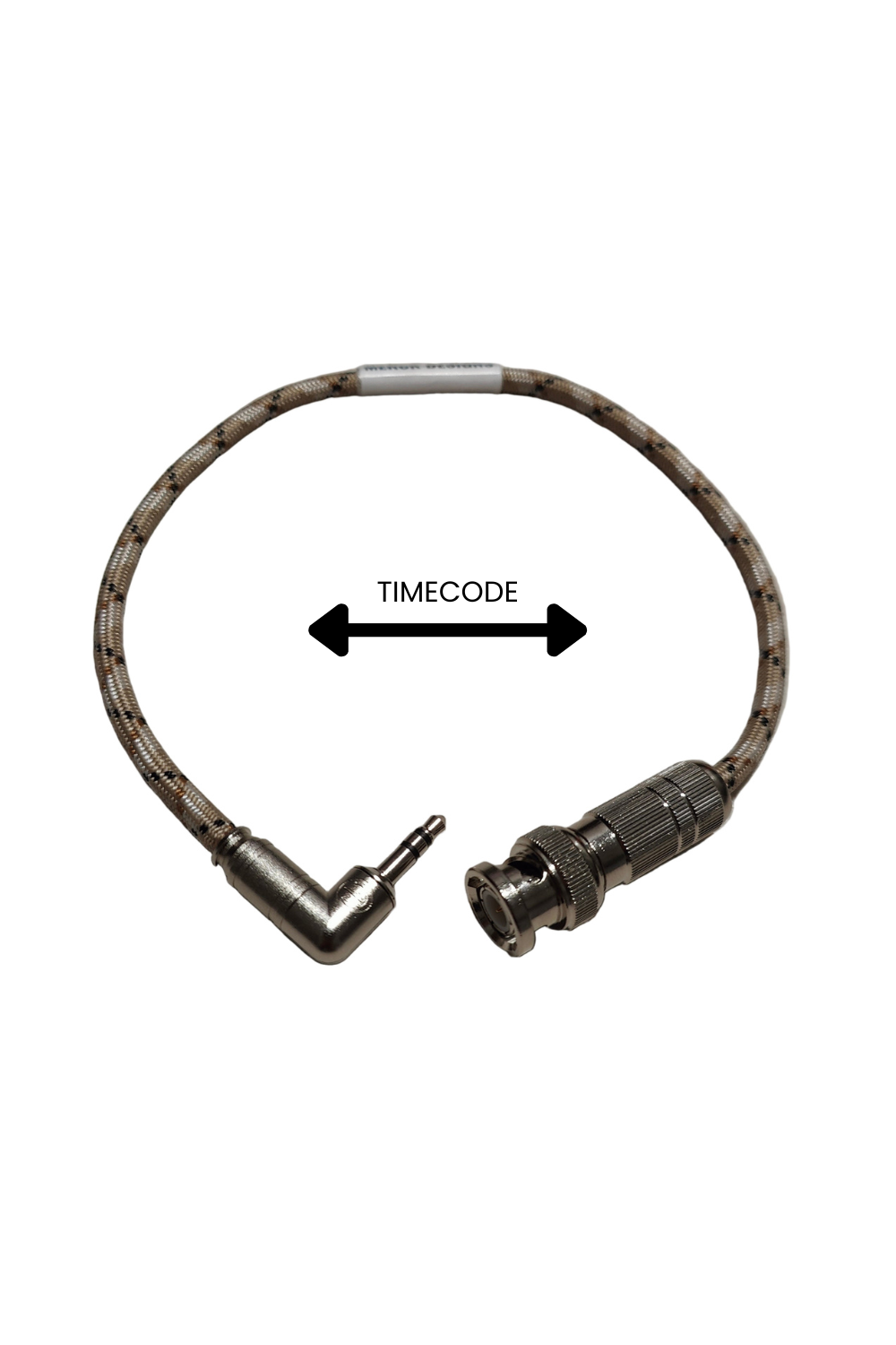 Cable: 3.5mm M (Ángulo) < - > BNC M (Timecode)
