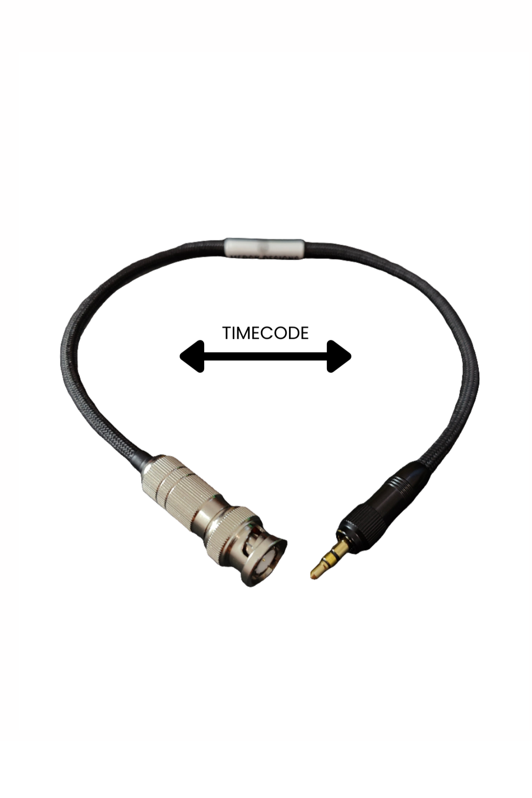 Cable: 3.5mm (Miniplug) (Macho) < - > BNC (Timecode)