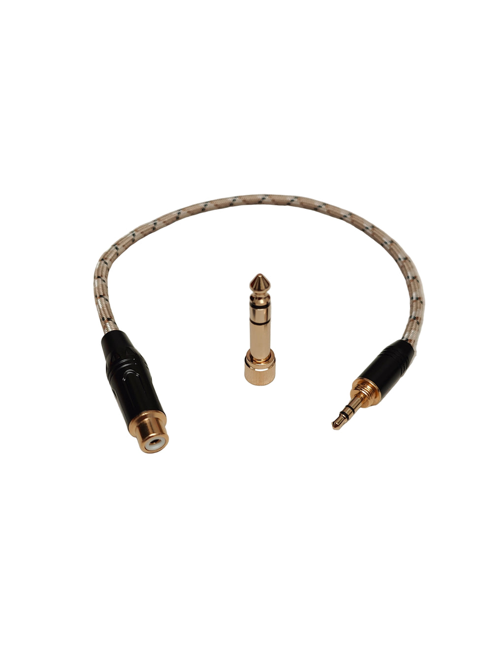 Cable: RCA (H) < - > 3.5mm (M) (Con Adaptador) (DM)