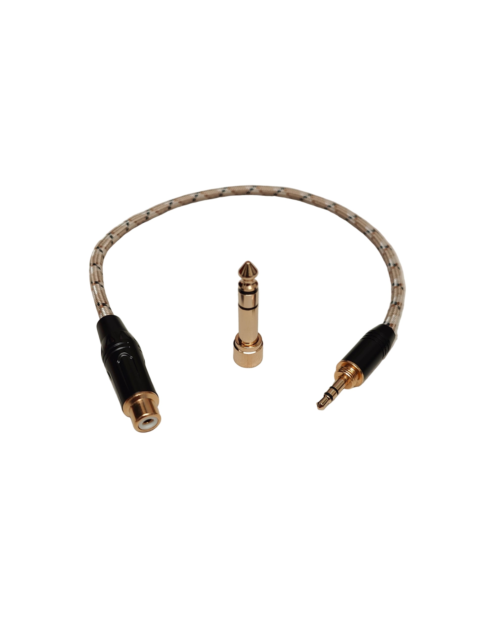 Cable: RCA (H) < - > 3.5mm (M) (Con Adaptador) (DM)