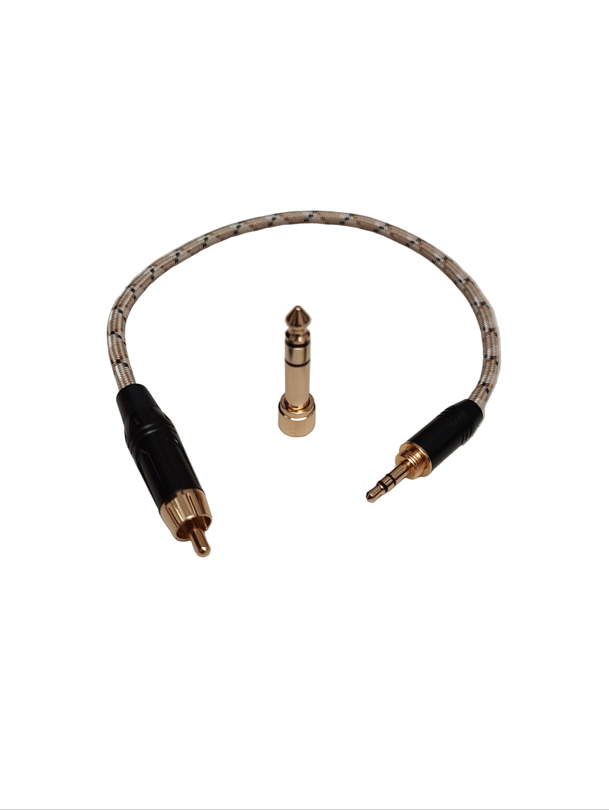 Cable: RCA (M) < - > 3.5mm (M) (Con Adaptador) (DM)