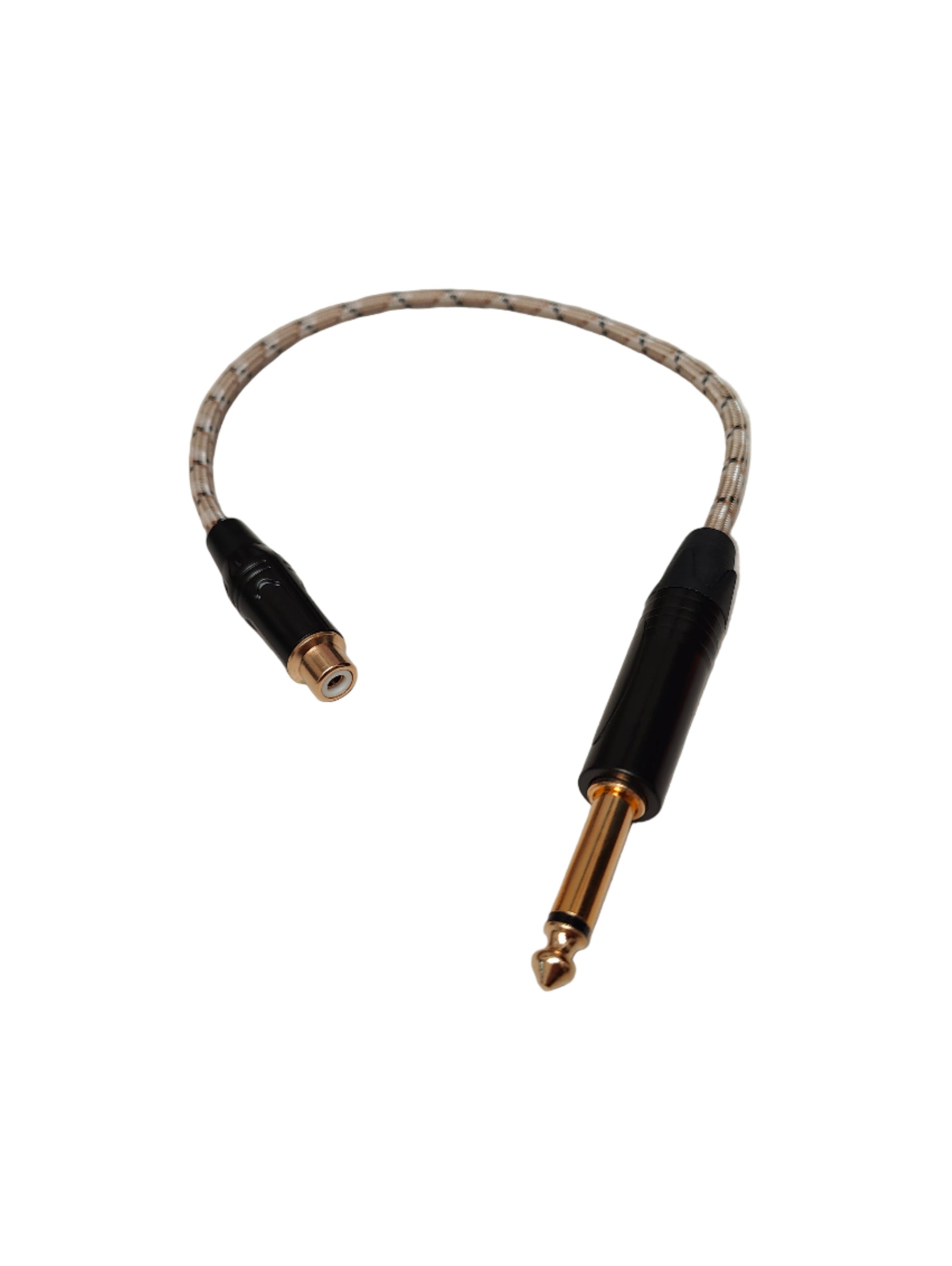 Cable: RCA (H) -> Plug 1/4'' TS (M)