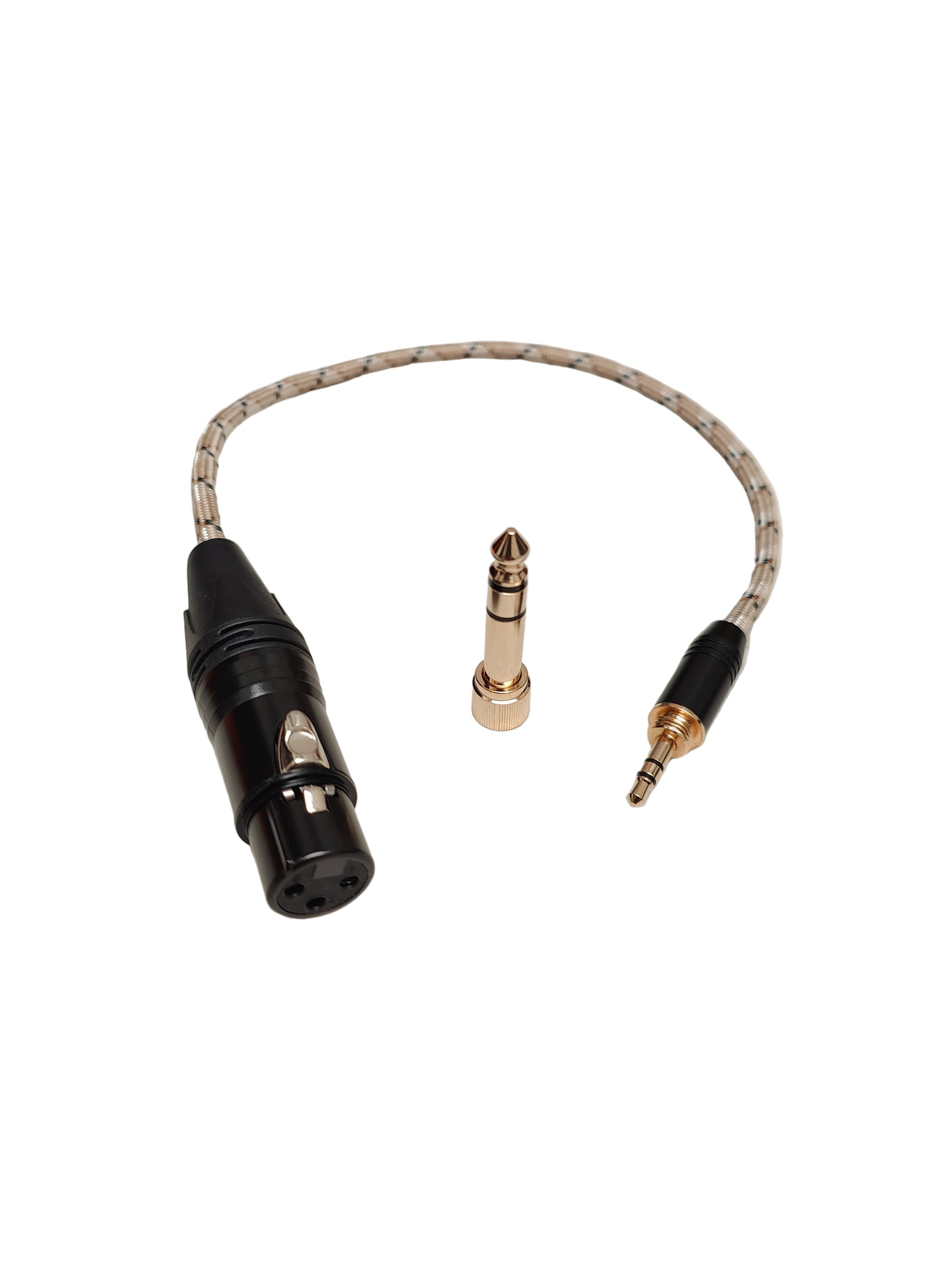 Cable: XLR (H) - 3.5mm (M) (Con Adaptador)